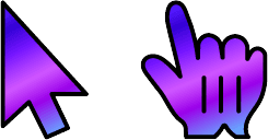 Cursor preview: Purple Blue Blend - 65 - cute-cursor.com