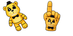Cursor preview: Golden Freddy Plush - 13 - cute-cursor.com