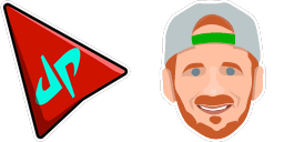 Cursor preview: YouTuber Creator Mix - 66 - cute-cursor.com