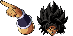 Cursor preview: Broly - 66 - cute-cursor.com