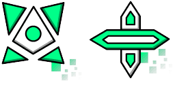Cursor preview: Custom Geometry Dash Cursor Pack - 66 - cute-cursor.com