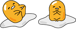 Cursor preview: Yoga Gudetama - 1 - cute-cursor.com