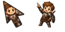 Cursor preview: Oblivion Nintendo Switch - 66 - cute-cursor.com