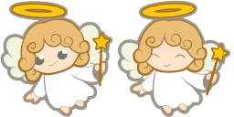 Cursor preview: Charming Angel - 41 - cute-cursor.com