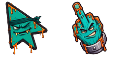 Cursor preview: Custom Cursor Outlaw - 66 - cute-cursor.com