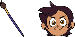 Cursor preview: The Owl House Luz Cursor Pack - 66 - cute-cursor.com