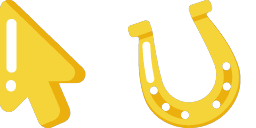 Cursor preview: Horseshoe Minimal - 1 - cute-cursor.com