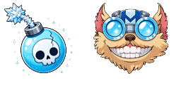 Cursor preview: Frost Ziggs Bomb Cursor - 1 - cute-cursor.com