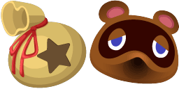 Cursor preview: Tom Nook - 1 - cute-cursor.com