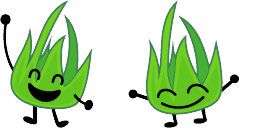 Cursor preview: Grassy - 56 - cute-cursor.com