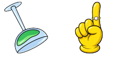 Cursor preview: The Simpsons Luann Van Houten - 1 - cute-cursor.com