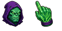 Cursor preview: Jade Smash Gauntlet - 1 - cute-cursor.com