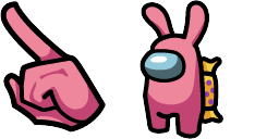 Cursor preview: Hanako-kun Mokke Crewmate - 1 - cute-cursor.com