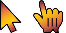 Cursor preview: Autumn Glow - 1 - cute-cursor.com