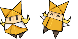 Cursor preview: Origami King Olivia - 65 - cute-cursor.com