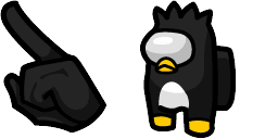 Cursor preview: Badtz-Maru Crewmate - 66 - cute-cursor.com