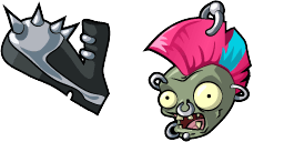 Cursor preview: Punk Zombie - 1 - cute-cursor.com