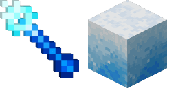 Cursor preview: Ice Wand Cube - 1 - cute-cursor.com