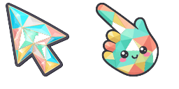 Cursor preview: Prism Lattice - 1 - cute-cursor.com