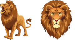 Cursor preview: Safari Lion - 1 - cute-cursor.com