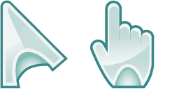 Cursor preview: Turquoise Treasures - 66 - cute-cursor.com
