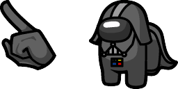 Cursor preview: Darth Vader Crewmate - 65 - cute-cursor.com