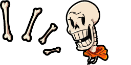 Cursor preview: Papyrus & Sans Bones - 1 - cute-cursor.com
