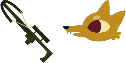 Cursor preview: Cute Cursor Pack - Jen from Night in the Woods - 1 - cute-cursor.com