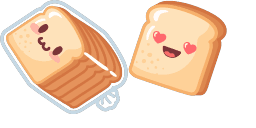 Cursor preview: Toasty - 66 - cute-cursor.com