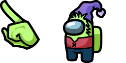 Cursor preview: Disenchantment Elfo Crewmate - 1 - cute-cursor.com