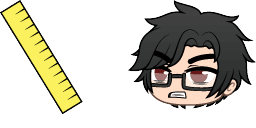 Cursor preview: Mr Principal Yellow Ruler - 67 - cute-cursor.com