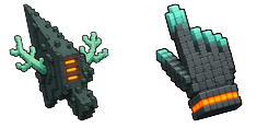 Cursor preview: Minecraft Deep Dark Watcher - 67 - cute-cursor.com