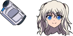 Cursor preview: Nao Tomori - 66 - cute-cursor.com