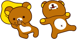 Cursor preview: Rilakkuma Bear - 1 - cute-cursor.com