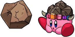 Cursor preview: Kirby Stone - 1 - cute-cursor.com