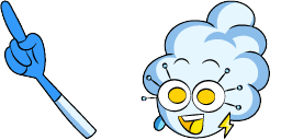 Cursor preview: Professor Sunshine - 66 - cute-cursor.com