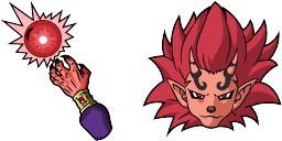 Cursor preview: Berserker Avatar - 66 - cute-cursor.com