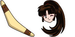 Cursor preview: Sango Inuyasha - 66 - cute-cursor.com