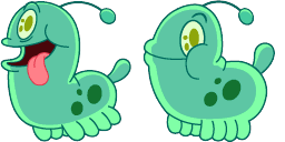 Cursor preview: Fun-Loving SpongeBob - 48 - cute-cursor.com