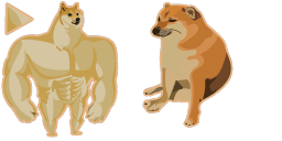 Cursor preview: Doge vs Cheems - 50 - cute-cursor.com