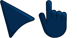 Cursor preview: Denim Blue - 57 - cute-cursor.com