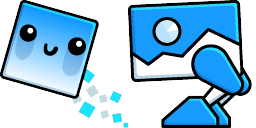 Cursor preview: Cute Geometry Dash Cursor Pack for Windows - 49 - cute-cursor.com