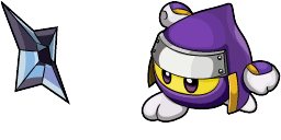 Cursor preview: Kirby Ninja - 48 - cute-cursor.com