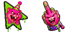 Cursor preview: Custom Cursor Bad Decision - 58 - cute-cursor.com