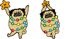 Cursor preview: Christmas Tree - 58 - cute-cursor.com