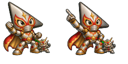 Cursor preview: Cute Mucha Lucha Luchabot 3000 and El Gundamo - 50 - cute-cursor.com