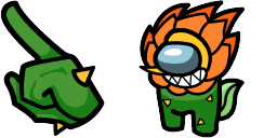 Cursor preview: Cagney Carnation Crewmate - 50 - cute-cursor.com