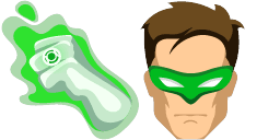 Cursor preview: Green Lantern - 44 - cute-cursor.com