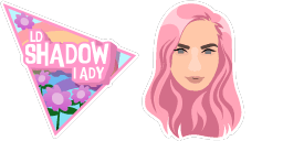 Cursor preview: LDShadowLady - 58 - cute-cursor.com