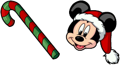 Cursor preview: Mickey Holiday Fun - 61 - cute-cursor.com
